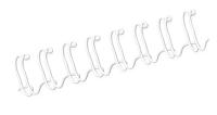 Draadrug fellowes 12mm 34rings a4 wit - thumbnail