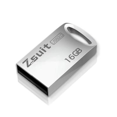 Zsuit 16GB USB 2 0 mini metalen ring vorm USB Flash Disk