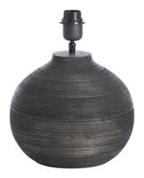 Light & Living Tafellamp 'Khomai' Mangohout, 32cm (excl. kap) - thumbnail