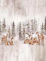 Dutch Cute Walls- Deer Camp 212x280cm - CW6046-1 - thumbnail