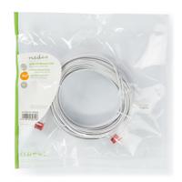 CAT6 UTP-Netwerkkabel Plat | RJ45 Male - RJ45 Male | 10,0 m | White - thumbnail