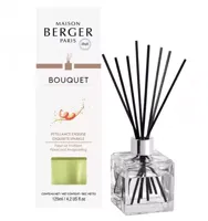 Lampe Berger Parfumverspreider met sticks Cube 125ml Pétillance Exquise - thumbnail