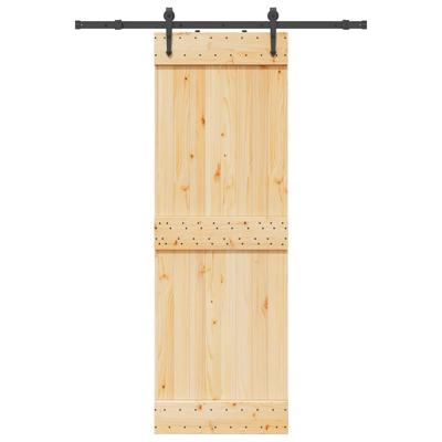 Schuifdeur met beslag 70x210 cm massief grenenhout