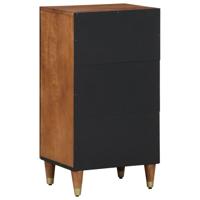 Dressoir met plank Bruin 40 x 33.5 x 75 cm Massief mangohout - thumbnail