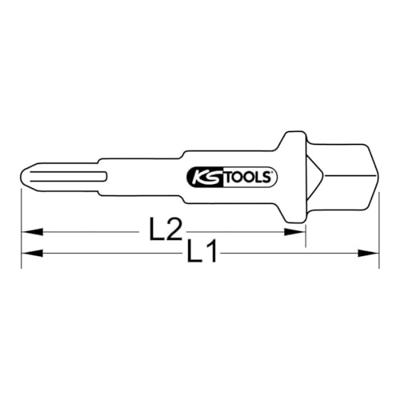 KS Tools 1302034 Getrapte sleutel