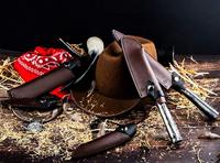 FORGED - Leather Forged - Leren hoes Vleesmes - thumbnail