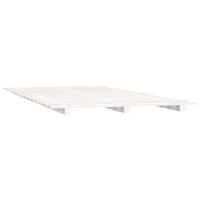 Bedframe massief grenenhout wit 90x200 cm - thumbnail