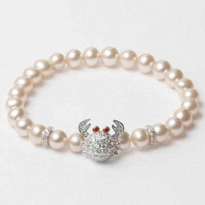 Lancaster JLA-BR-CRAB-3-WH 16 mm Dames armband