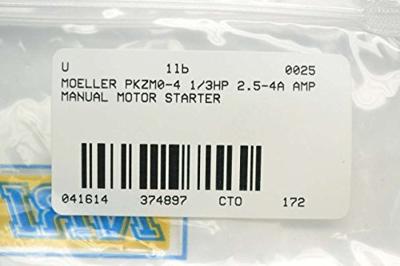 Eaton 072737 PKZM0-4 Motorbeveiligingsschakelaar Met draaischakelaar 690 V/AC 4 A 1 stuk(s)