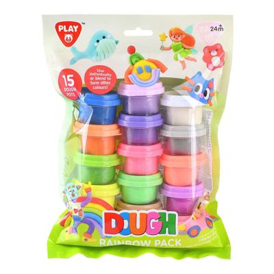 Playgo rainbow kleiset - 15 kleipotjes