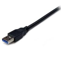 StarTech.com 1,8m SuperSpeed USB 3.0 Verlengkabel A naar A - Zwart M/F - thumbnail