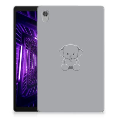 Lenovo Tab M10 HD (2de generatie) Tablet Back Cover Grijs Baby Olifant Lenovo Tab M10 HD (2de generatie) Tablet Back Cover Grijs Baby Olifant