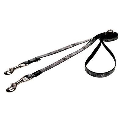 Hondenriem Multi Purpose Trendy Black Bones