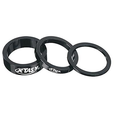 Ergotec Balhoofd spacerset 1-1/8" (ø28.6) 3-delig 2/5/10mm zwart