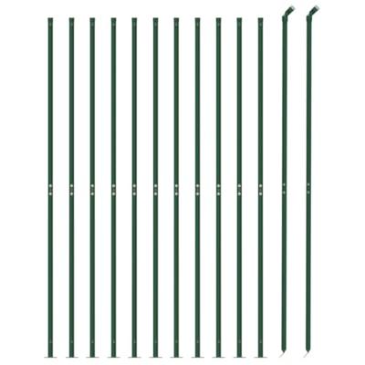 VidaXL Draadgaashek met flens 0,8x25 m groen VidaXL Draadgaashek met flens 0,8x25 m groen