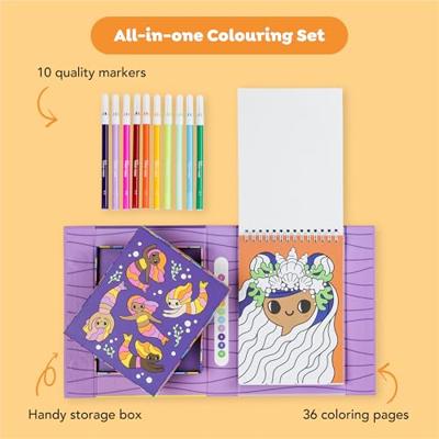 Selecta Kleuren op nummer - zeemeerminnen en vrienden Selecta Kleuren op nummer - zeemeerminnen en vrienden