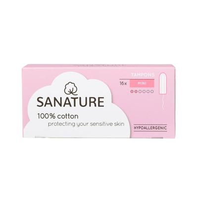 Sanature 100% Katoenen Tampons Mini