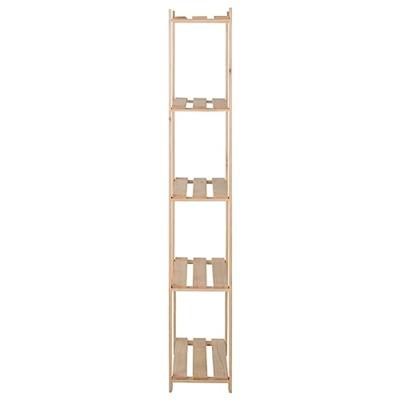 VidaXL Opbergrek 5-laags 80x28,5x170 cm massief grenenhout VidaXL Opbergrek 5-laags 80x28,5x170 cm massief grenenhout