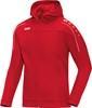 JAKO 6850 Jas Met Kap Classico - Rood - XXL