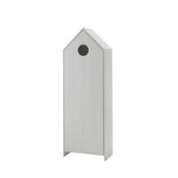 Vipack kledingkast Casimi 1 deurs - wit - 171,5x57,6x37 cm - thumbnail