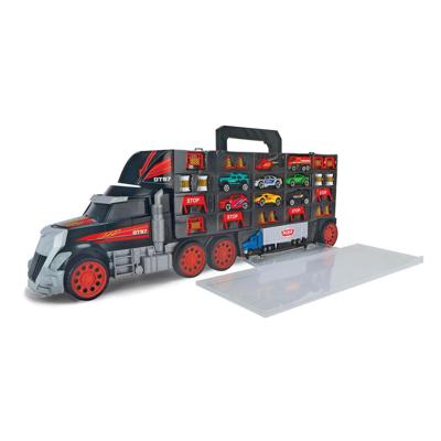Dickie vrachtwagen/opbergkoffer met auto's Dickie vrachtwagen/opbergkoffer met auto's