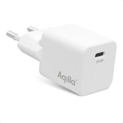 Aqiila W1 USB-oplader 20 W 1x USB-C Wit Binnen