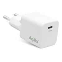 Aqiila W1 USB-oplader 20 W 1x USB-C Wit Binnen - thumbnail