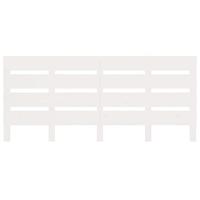Bedframe massief grenenhout wit 120x190 cm - thumbnail