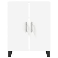 Dressoir 69,5x34x90 cm bewerkt hout wit - thumbnail