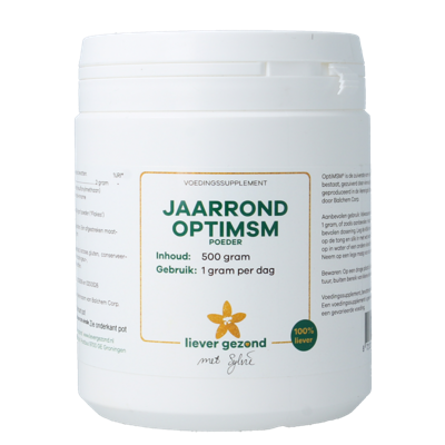 Liever Gezond Opti msm poeder jaarrond 500 Gram