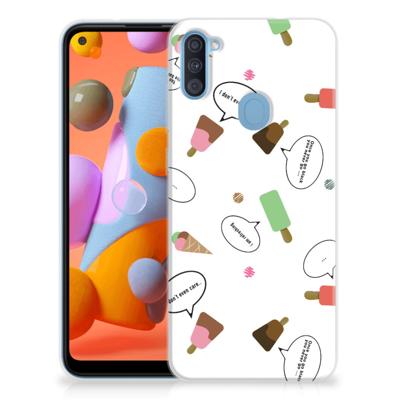 Samsung Galaxy A11 | M11 Siliconen Case IJsjes Samsung Galaxy A11 | M11 Siliconen Case IJsjes