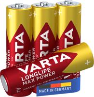Varta Longlife Max Power AA 4-pack Batterijen - thumbnail