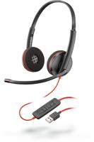 POLY Blackwire 3220 Headset Bedraad Hoofdband Oproepen/muziek USB Type-A Zwart - thumbnail
