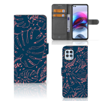 Motorola Moto G100 Hoesje Palm Leaves - thumbnail