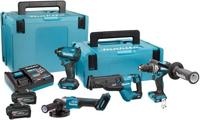 Makita dk401nx | xgt 40 v max combiset | df001g + td002g + ga005g + jr002g | incl. 2x 4.0ah accu + lader - dk401nx - thumbnail