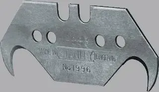Stanley reservemesjes 1996 zonder gaten, blister van 5 stuks Stanley reservemesjes 1996 zonder gaten, blister van 5 stuks