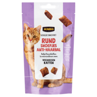 Jumbo Gevulde Snack met Rund Snoepjes AntiHaarbal Volwassen Katten 60 g - thumbnail