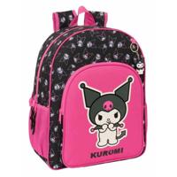 Schoolrugzak Kuromi Zwart Fuchsia 33 x 42 x 14 cm - thumbnail