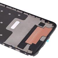 Front behuizing LCD frame bezel plaat voor Huawei P Smart + (2019) (zwart) - thumbnail