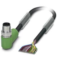 Phoenix Contact 1430734 Sensor/actuator connector, geassembleerd M12 Aantal polen (sensoren): 17 Stekker, haaks 1.50 m 1 stuk(s) - thumbnail