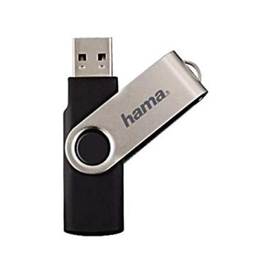 Hama USB-stick 64 GB Zwart 00104302 USB-A 2.0 Hama USB-stick 64 GB Zwart 00104302 USB-A 2.0