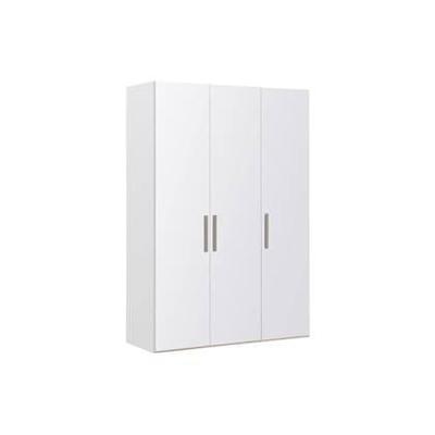 Goossens Kledingkast Easy Storage Ddk, Kledingkast 153 cm breed, 220 cm hoog, 3x glas draaideur