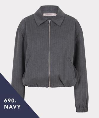 Esqualo Jacket bomber pinstripe | Navy