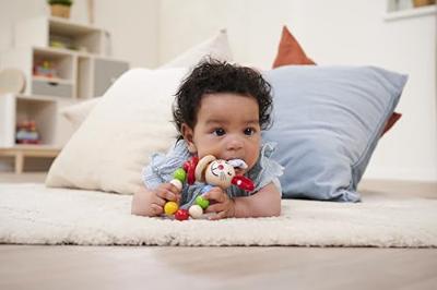 Eichhorn baby houten bijtring konijn