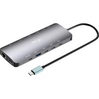 I-tec Metal USB-C Nano 3x Display Dock, 2x HDMI 1x USB-C video + Power Delivery 140W - thumbnail