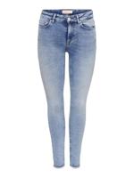 Only Onlblush Mid Sk Ank Raw Dnm Rea694 Noos 15263454 Skinny Fit Medium Blue Denim - thumbnail