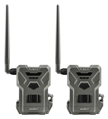 Spypoint FLEX-M Twin Pack Wildcamera 28 Mpix Geluidsopnames, 4G beeldoverdracht, GSM-module Grijs-groen (mat) Spypoint FLEX-M Twin Pack Wildcamera 28 Mpix Geluidsopnames, 4G beeldoverdracht, GSM-module Grijs-groen (mat)