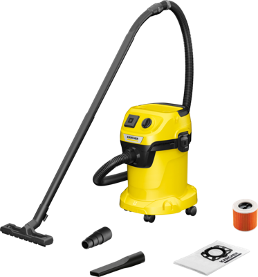 Karcher WD 3 P V-17/4/20 Nat- en droogzuiger | 1000 W | 17L - 1.628-170.0 Karcher WD 3 P V-17/4/20 Nat- en droogzuiger | 1000 W | 17L - 1.628-170.0