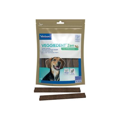 Virbac Veggiedent Zen kauwstrips hond M (15 st.) 1 verpakking
