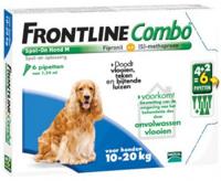 Frontline Combo Spot On hond M / 10-20 kg 6 pipetten - thumbnail